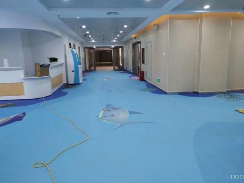 防水防滑安全环保塑胶地板商用地板运动地胶