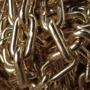生产黄铜链条3mm纯黄铜链子防爆链条厂家